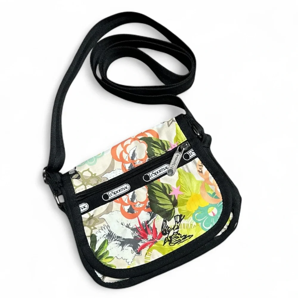 NWOT LeSportsac Small Crossbody Bag Tropical Floral Print